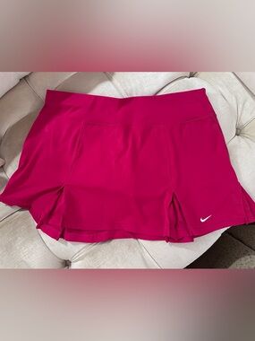 Nike Women's Hot Pink Athletic Skort with Swoosh
